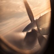 In the air