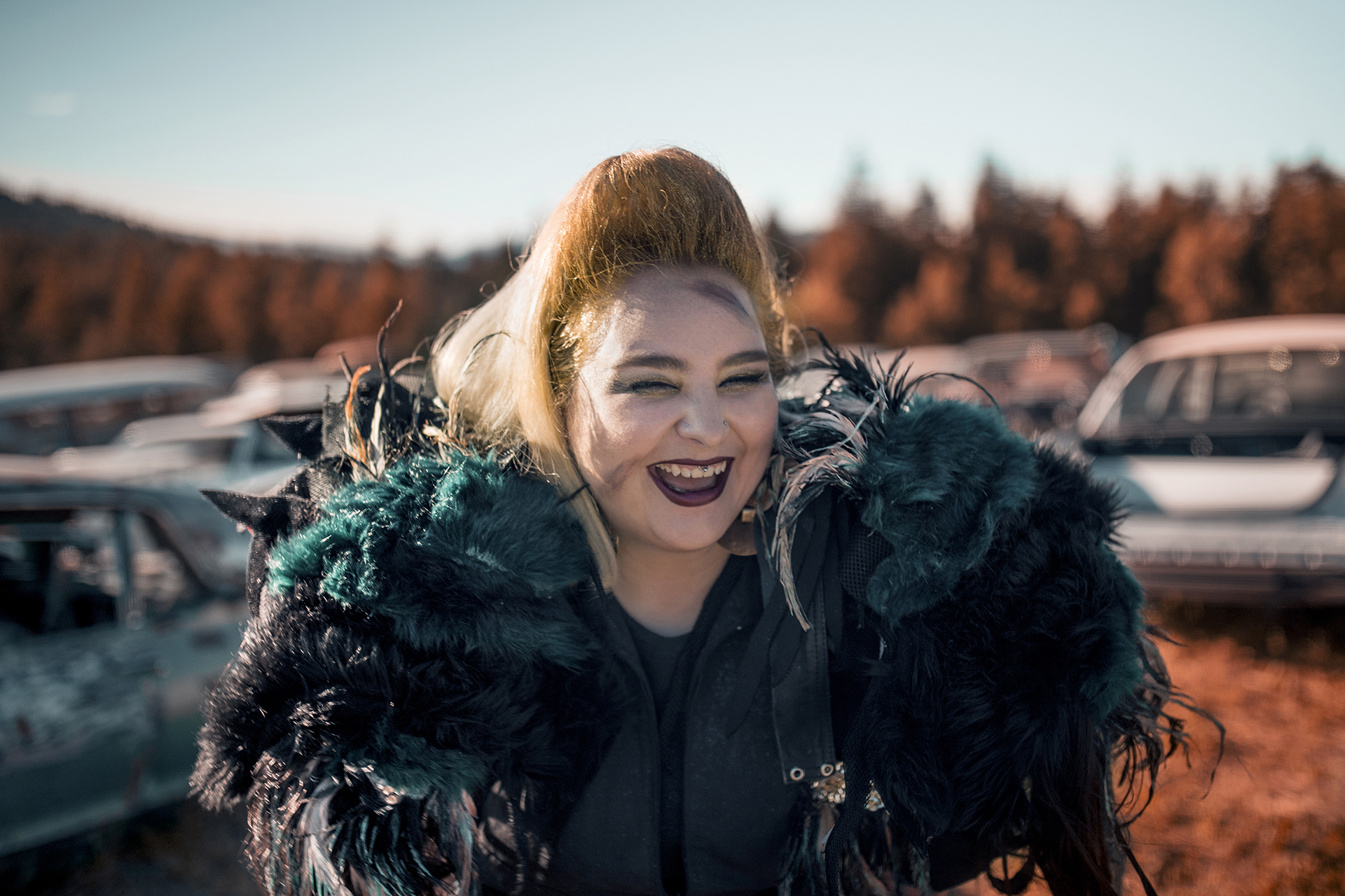 BTS - John Fluevog Fall Winter catalog editorial shoot