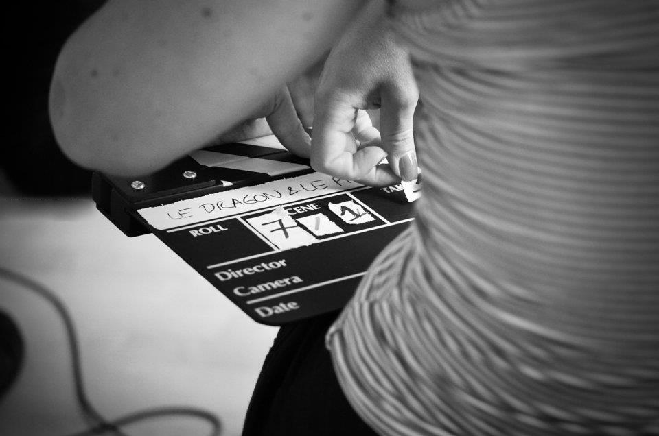 Photo de plateau - un clap