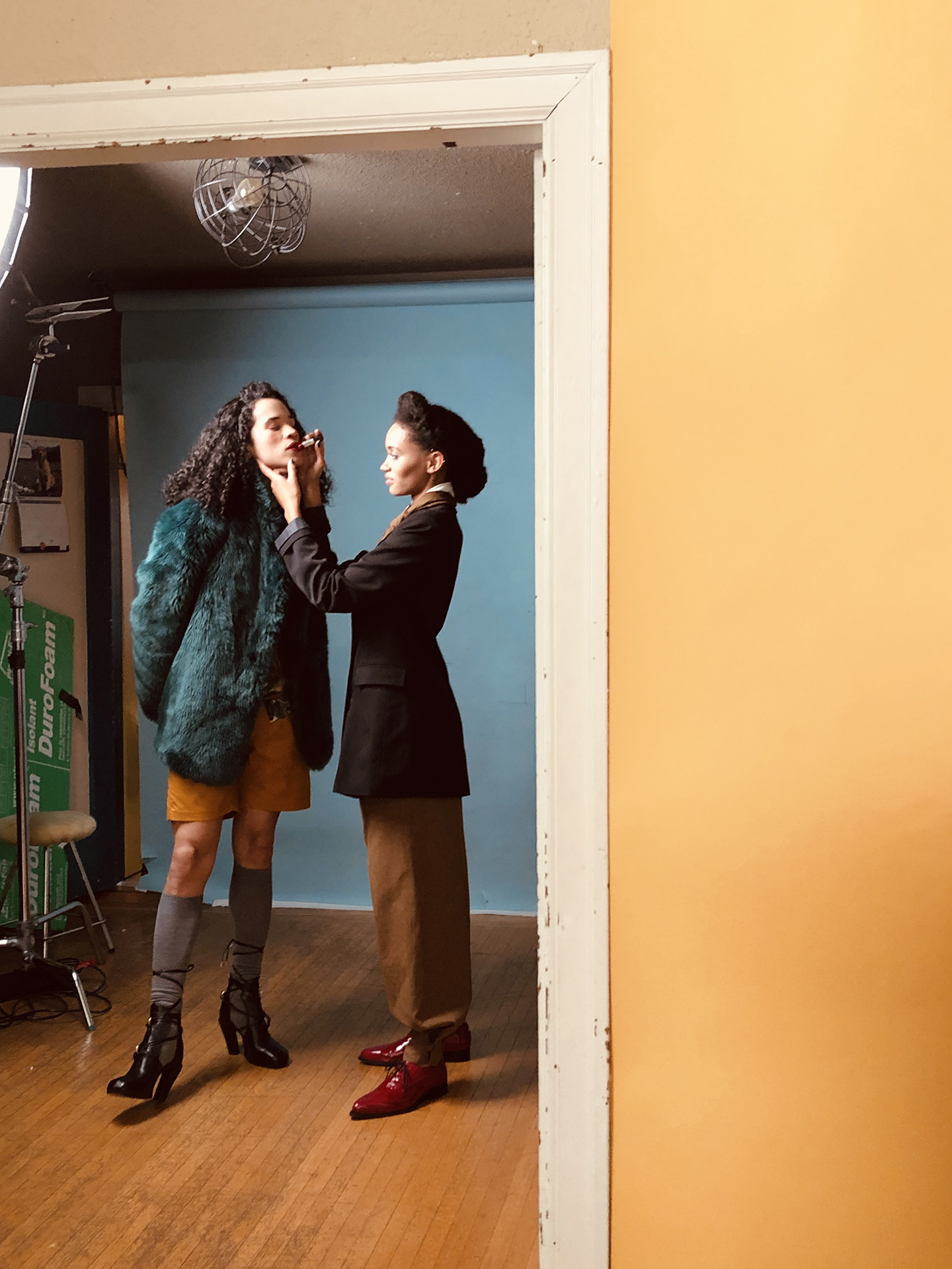 BTS - editorial photoshoot - Creative Direction by Jason Benson - Vancouver