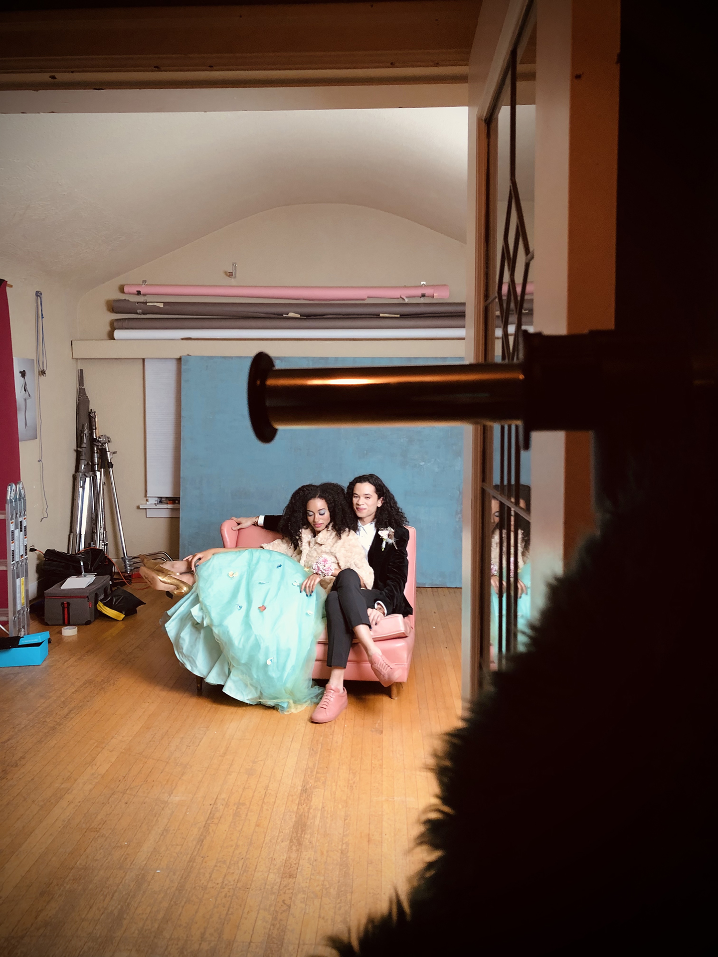 BTS - editorial photoshoot - Creative Direction by Jason Benson - Vancouver