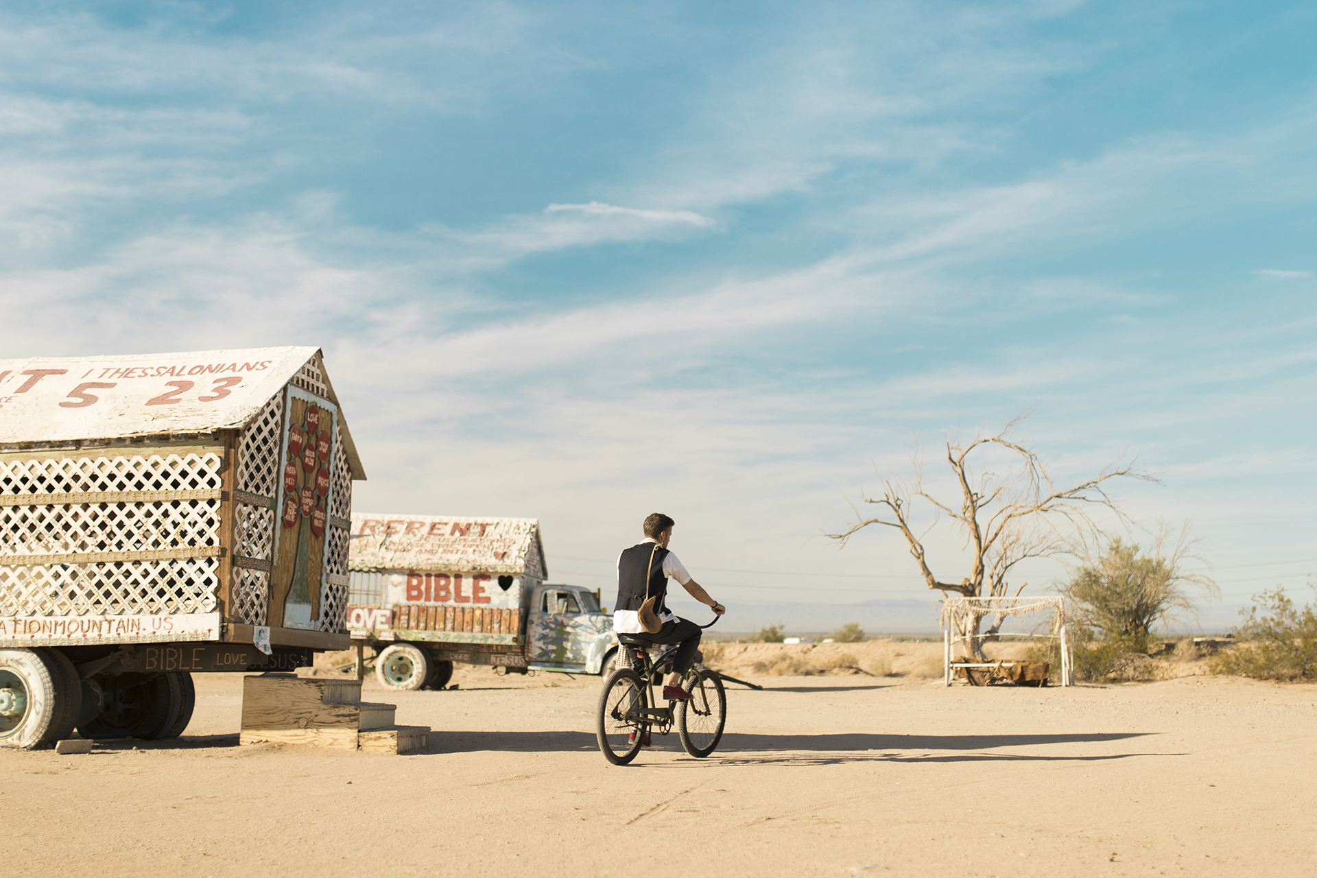 BTS - John Fluevog editorial campaign - Salvation Mountain - USA