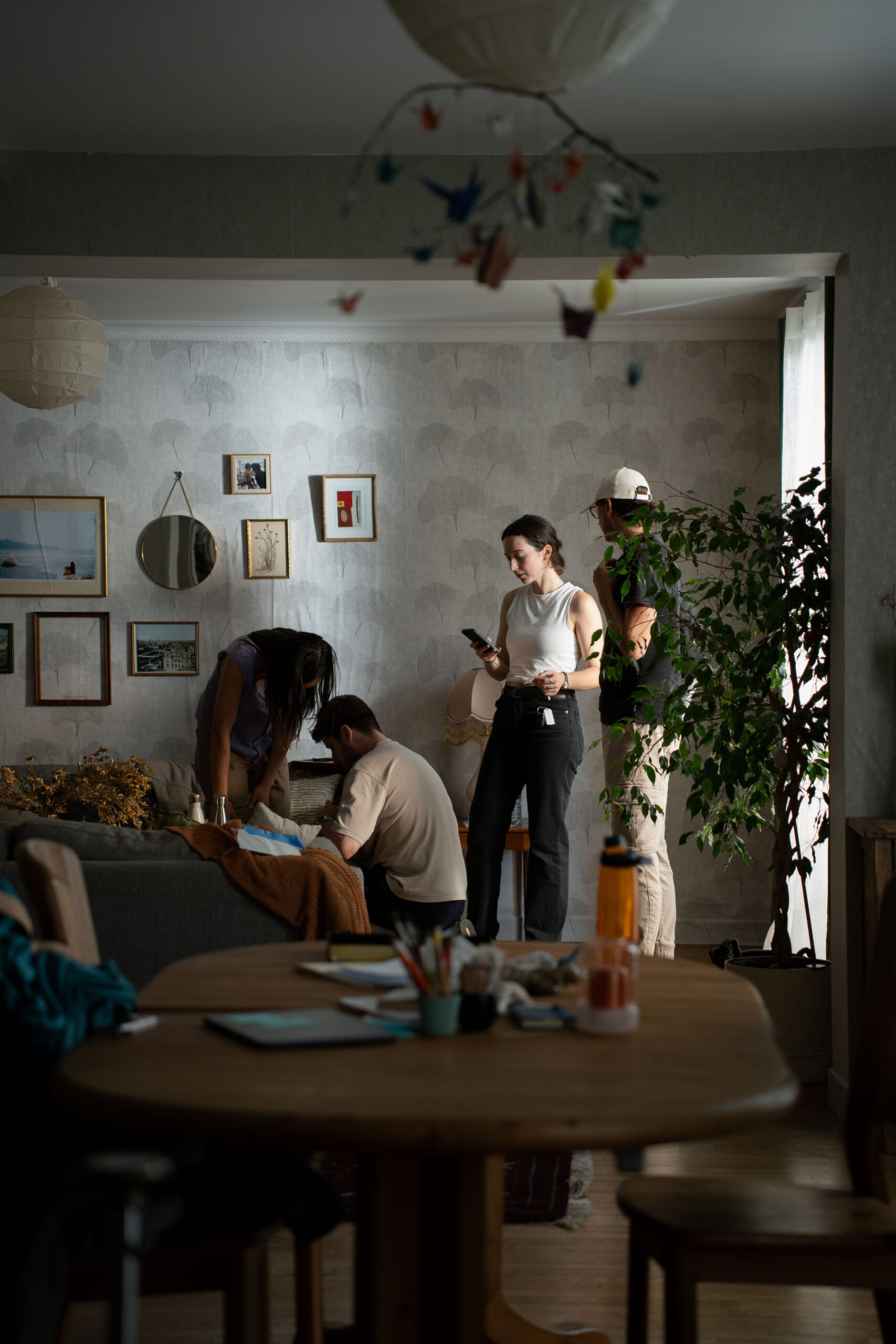 On set photography for the short film La Livraison.