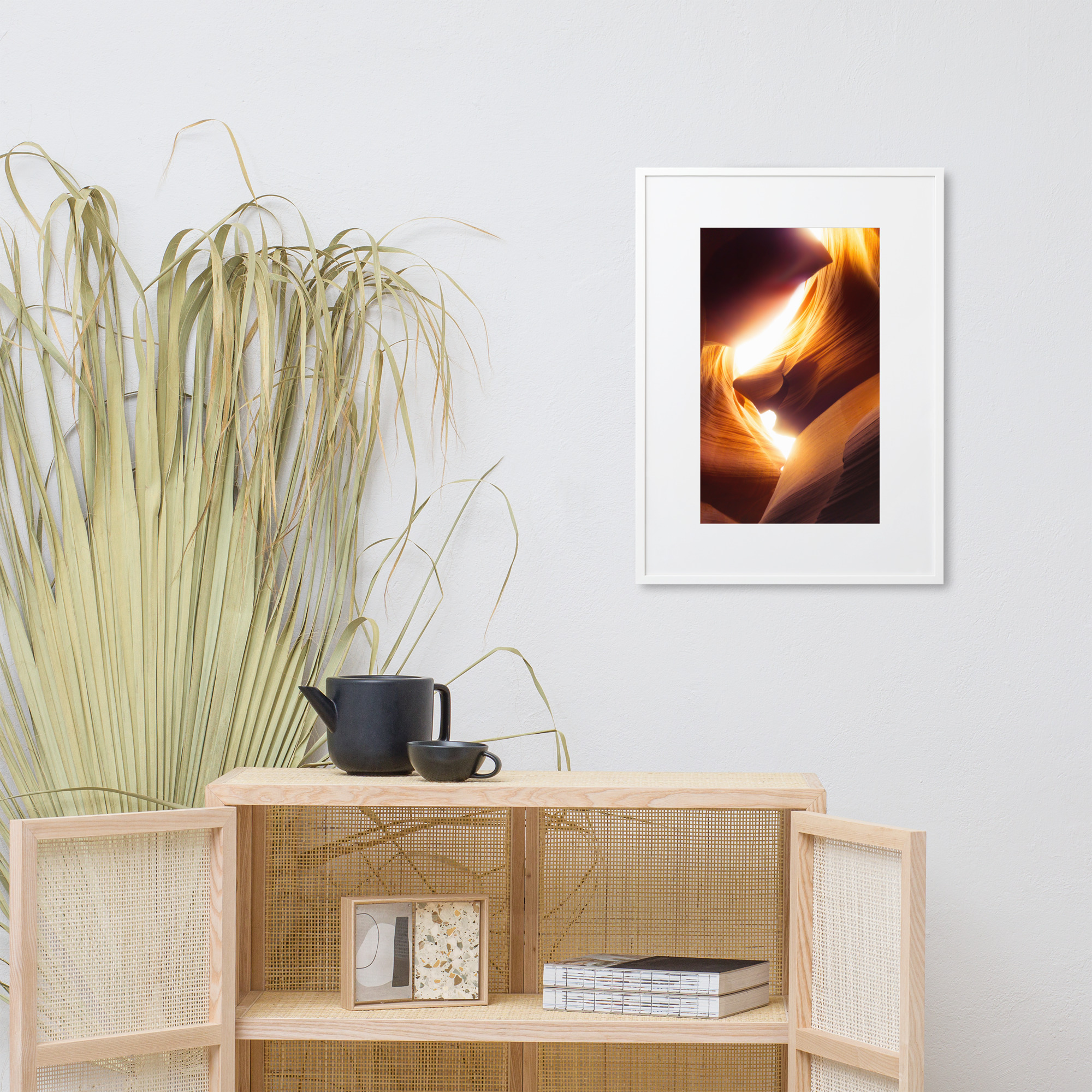 Antelope Canyon - Matte Paper Framed Poster With Mat - Image 5